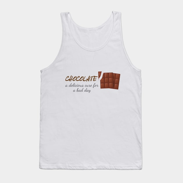 Chocolate Lover - T-Shirt V2 Tank Top by Aachraoui